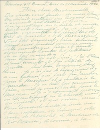[Carta] 1944 nov. 21, Buenos Aires, [Argentina] [a] [Gabriela Mistral]
