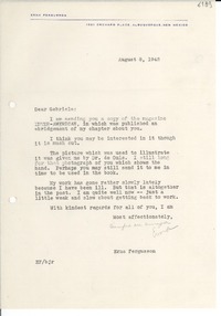 [Carta] 1942 ago. 8, Albuquerque, New Mexico [a] Gabriela Mistral