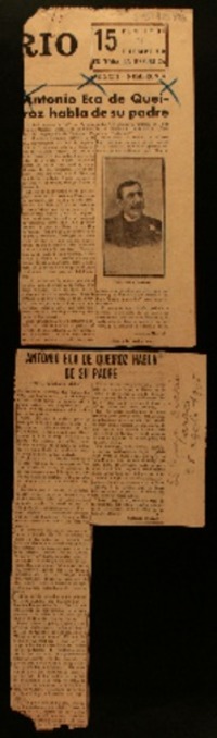 Antonio Eca de Queiroz habla de su padre