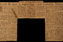 Norah Borges, la argentina