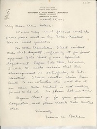 [Carta] 1947 Mar. 25, Carbondale, Illinois [a] Consuelo Saleva