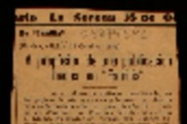 A propósito de una publicación hecha en "Familia"