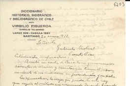 [Carta] 1933 ene. 20, Santiago [a] Gabriela Mistral, Puerto Rico