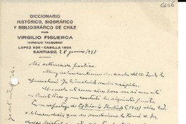 [Carta] 1933 jun. 28, Santiago [a] Gabriela Mistral