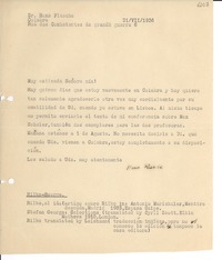 [Carta] 1936 jul. 31, Coimbra, [Portugal] [a] Gabriela Mistral
