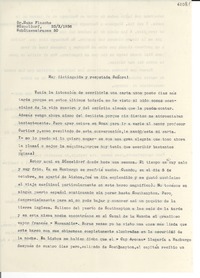 [Carta] 1936 oct. 23, Düsseldorf, [Alemania] [a] Gabriela Mistral