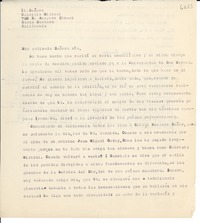 [Carta] [Alemania] [a] Gabriela Mistral, Santa Barbara, California