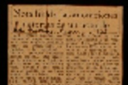 Nota final a las anotaciones notorias de un notable
