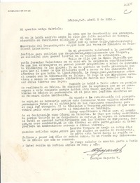[Carta] 1950 abr. 5, México D.F. [a] Gabriela [Mistral]