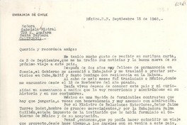 [Carta] 1948 sept. 13, México D. F. [a] Gabriela Mistral, Santa Bárbara, California