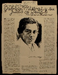 Gabriela Mistral y su juicio en Chile