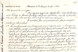 [Carta] 1949 ene. 4, México D. F. [a] Gabriela Mistral