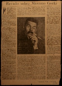 Recado sobre Máximo Gorki