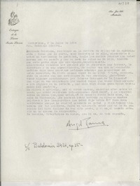 [Carta] 1954 jun. 3, Montevideo [a] Gabriela Mistral