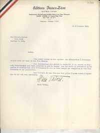 [Carta] 1945 nov. 16, New York, [EE.UU.] [a] Gabriela Mistral, Santiago, Chile