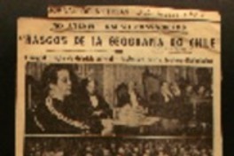 Rasgos de la geografía do Chile no Ateneu Salão consagrado a magnifica lição de Gabriela Mistral: professora ilustre, senhora distintissima.