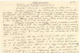 [Carta] 1948 mar. 11, México D.F. [a] Gabriela [Mistral]