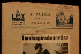 Uma inspirada poetisa