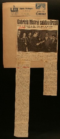 Gabriela Mistral saúda Brasil