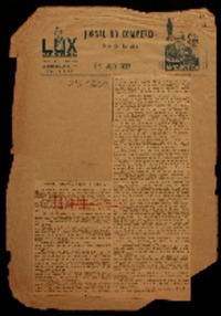 Gabriela Mistral saúda o Brasil o que a admiravel poetisa chilena disse ao microfone do Departamento de Propaganda.