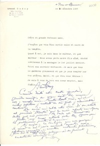 [Carta] 1945 dic. 30, Lausanne, Suiza [a] [Gabriela Mistral]