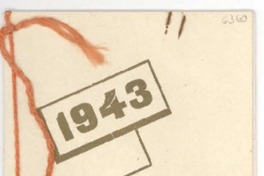 [Tarjeta] 1944 ene. 1, Santiago, [Chile] [a] Gabriela Mistral, Petrópolis