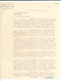 [Carta] 1945 ene. 6, Santiago, [Chile] [a] Gabriela Mistral, Petrópolis, [Brasil]