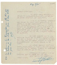 [Carta] 1944 ene. 1, Santiago, [Chile] [a] Gabriela [Mistral], Petrópolis, [Brasil]