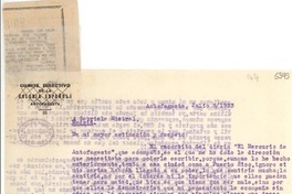 [Carta] 1933 jul. 8, Antofagasta [a] Gabriela Mistral, Madrid