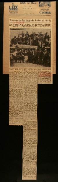 Obsequiando dois hospedes ilustres da cidade