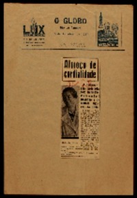 Almoço de cordialidade a homenagem prestada pelo ministro Pimentel Brandão a ilustres figuras do Chile.