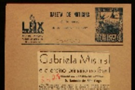 Gabriela Mistral e o ensino primario no Brasil