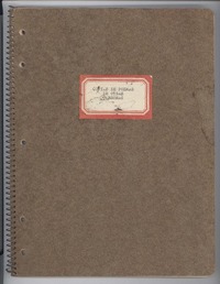 [Cuaderno con copias de poemas de otras personas]