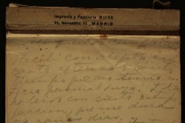 [Borradores de prosa y correspondencia]