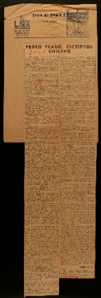 Pedro Prado, escriptor chileno