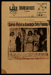 Gabriela Mistral na Associação Civica Feminina