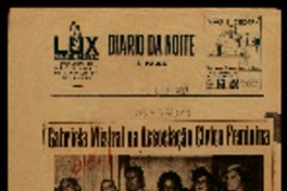 Gabriela Mistral na Associação Civica Feminina