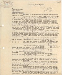 [Carta] 1949 jun. 30, Santiago [a] Gabriela Mistral, Jalapa, Veracruz