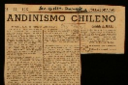 Andinismo chileno