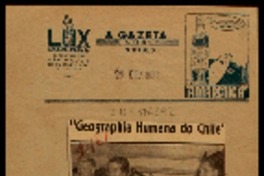 Geographia humana do Chile