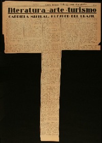 Gabriela Mistral, huesped del Brasil