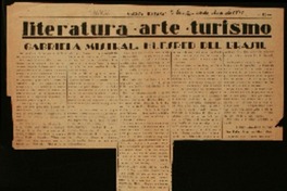 Gabriela Mistral, huesped del Brasil