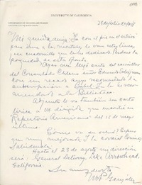 [Carta] 1948 jul. 28, Los Ángeles, California [a] Gabriela Mistral