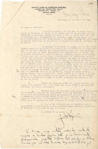 [Carta] 1950 ene. 7, Santiago, [Chile] [a] Gabriela [Mistral]