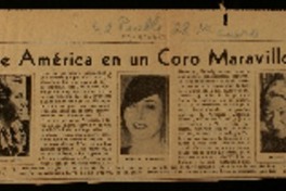 Tres voces de América en un coro maravilloso de poesía.