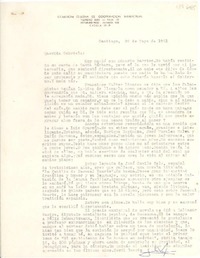 [Carta] 1951 mayo 26, Santiago, [Chile] [a] Gabriela [Mistral]
