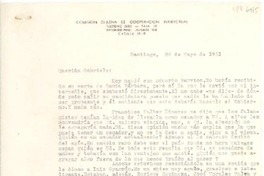 [Carta] 1951 mayo 26, Santiago, [Chile] [a] Gabriela [Mistral]