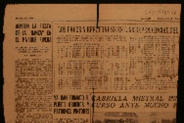 Gabriela Mistral inició su curso ante mucho público