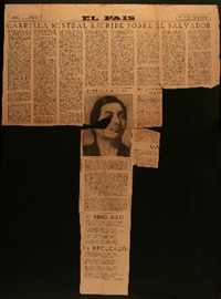 Gabriela Mistral escribe sobre El Salvador