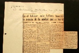 En el folklore indio hallará América la esencia de la unidad que busca Gabriela Mistral continúa dictando sus magníficas clases.
